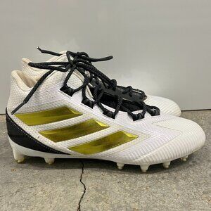 Adidas Freak Football Cleats Size 11 Men's White Gold Black